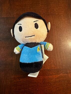 Hallmark Itty Bitty Star Trek Mr. Spock Classic Science Blue Uniform Plush toy